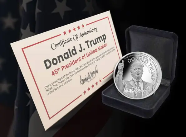platinum trump coin