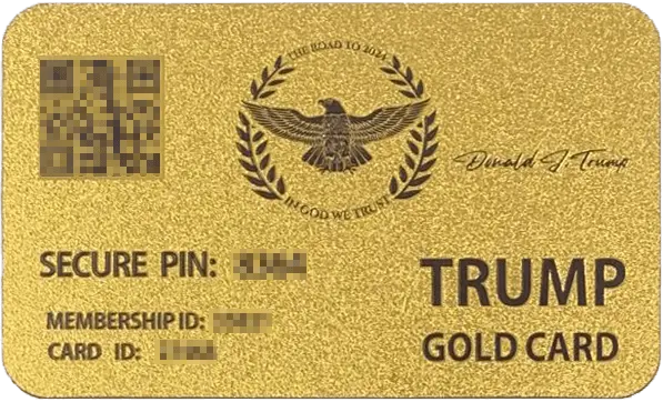 trump gold card